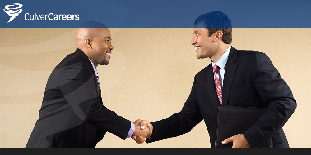 recruiters shaking hands